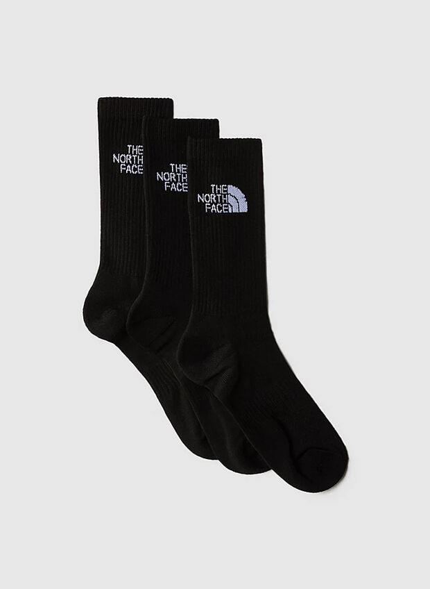 CALZA 3 PAIA CUSH MULTI UNISEX, BLK, large
