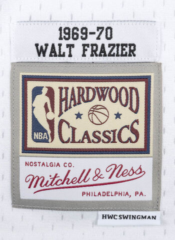 CANOTTA SWINGMAN WALT FRAZIER NEW YORK KNICKS 1969-70 JERSEY, WHITE, small