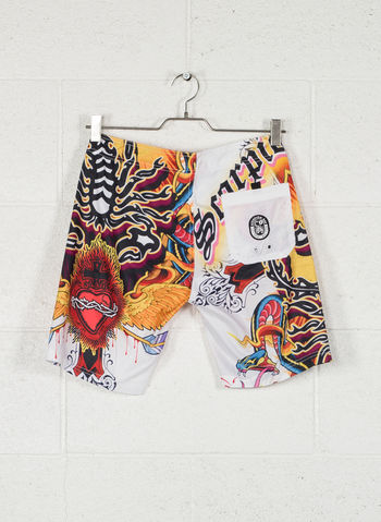 BOARDSHORT FANTASIA ARROW, 33WHTMULTICOLOR, small