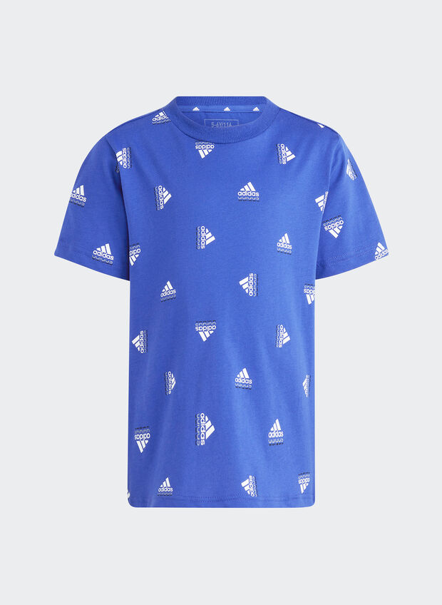 T-SHIRT CON LOGO PATTERN RAGAZZO, ROY, large