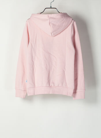 FELPA CON CAPPUCCIO ESSENTIAL RAGAZZA, , small
