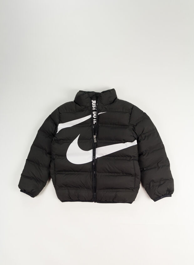 GIUBBOTTO SWOOSH BAMBINO, 023 BLK, large