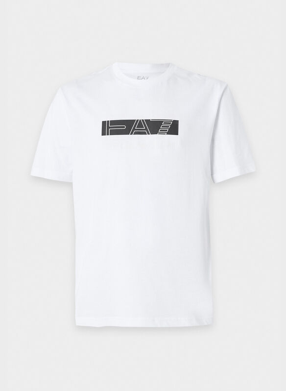 T-SHIRT VISIBILITY LOGO, M0003 WHT, medium