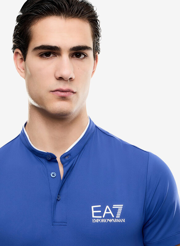 T-SHIRT SERAFINO TENNIS PRO IN TESSUTO TECNICO VENTUS7, 1582 AZZ, medium
