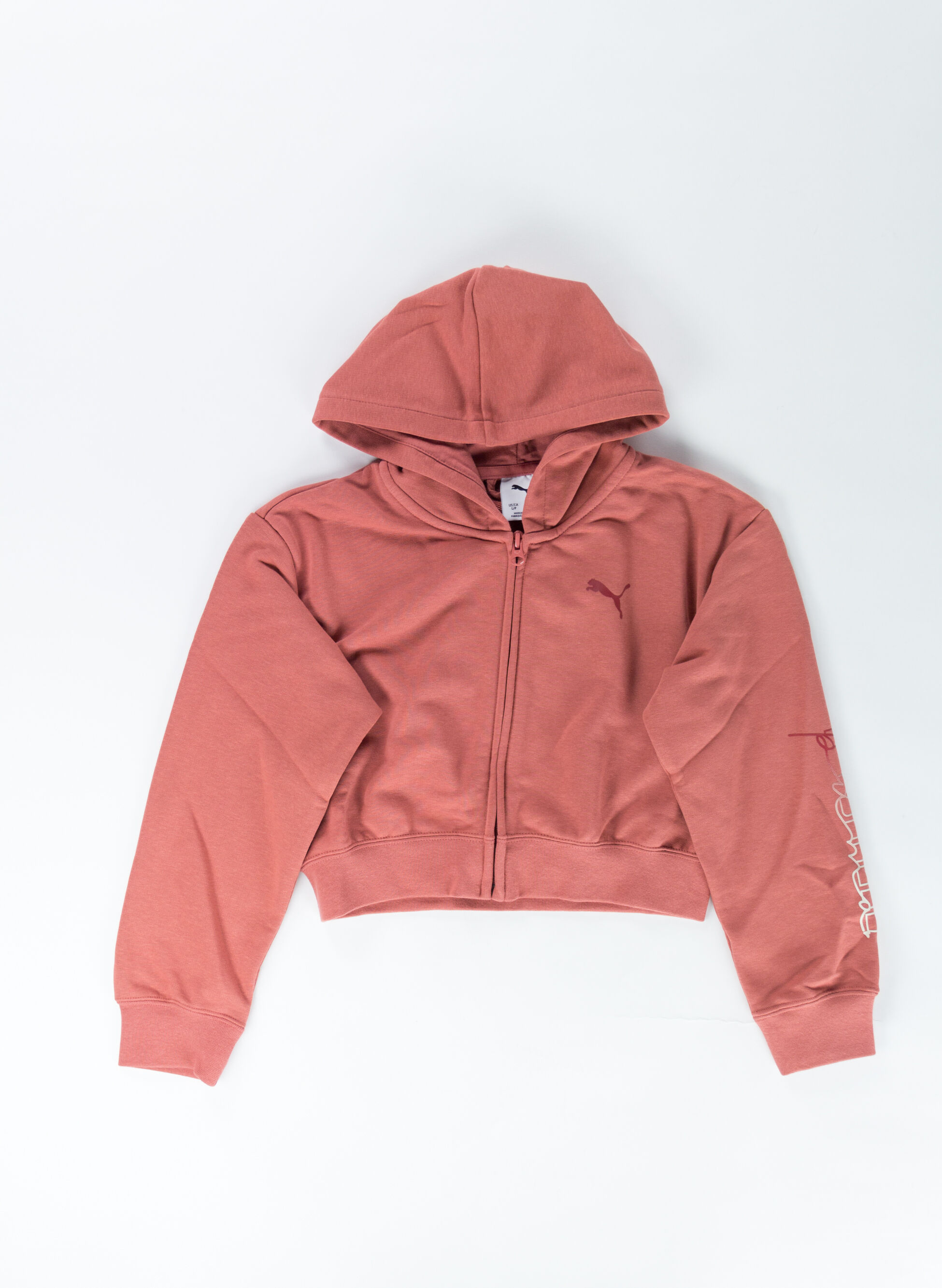 PUMA FELPA FULL ZIP CROP RAGAZZA