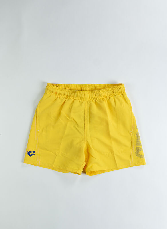 SHORT BEACH LOGO RAGAZZO, 381YELLOW, medium