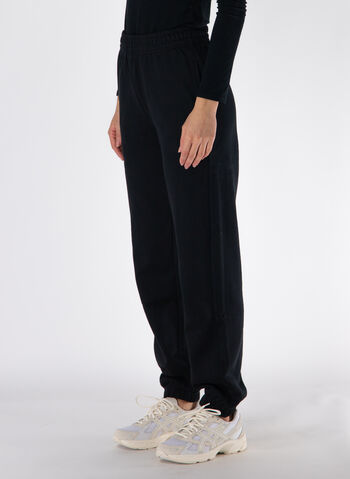 PANTALONE JOGGERS CON ELASTICO ALLA CAVIGLIA, KK001 BLK, small
