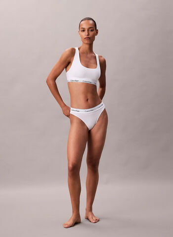 REGGISENO ICON COTTON MODAL, 100 WHT, small