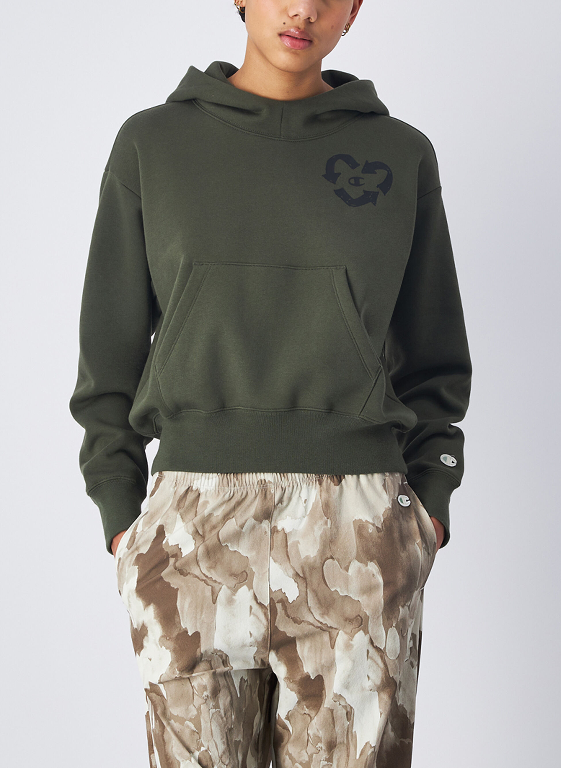 CHAMPION FELPA SURPLUS CON STAMPA S