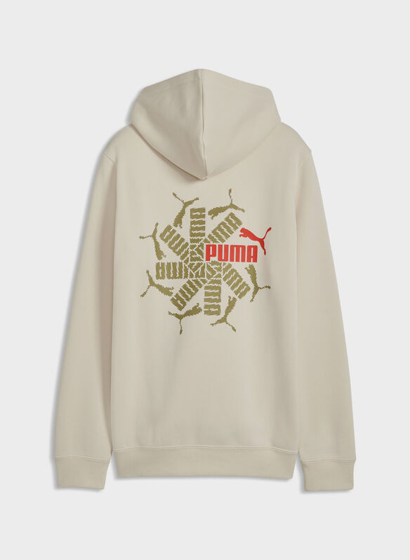 FELPA LAB STORY HOODIE RAGAZZO, 87 ALPINE SNOW, medium