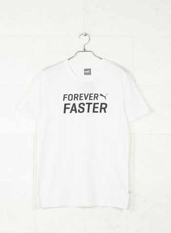 T-SHIRT FOREVER FASTER, 03WHT, small
