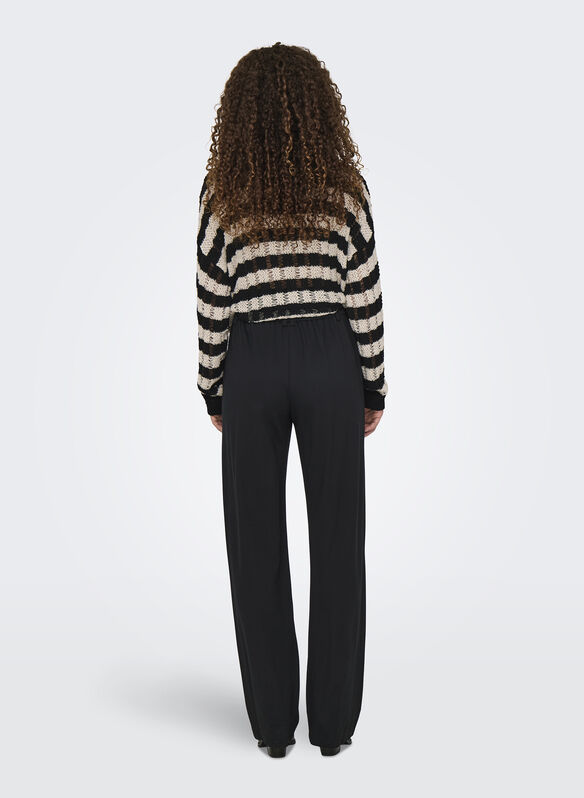 PANTALONE ONLPOPTRASH STRAIGHT, BLACK, medium