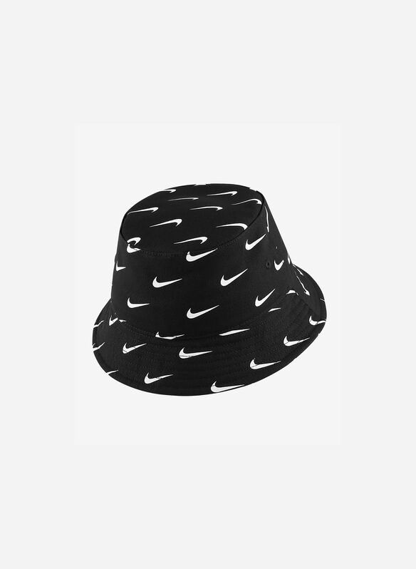 CAPPELLO SWOOSH PRINT BUCKET JUNIOR, 023BLK, medium