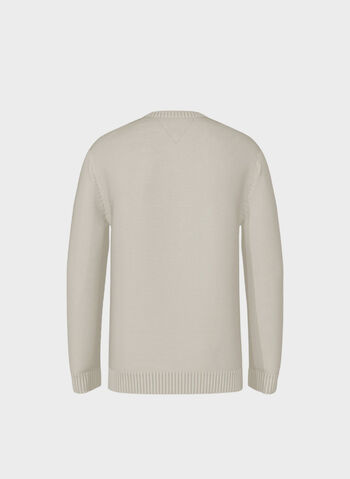 MAGLIONE ESSENTIAL MICRO LOGO, YBH WHT, small