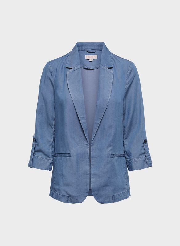 GIACCA ONLCARO, MEDIUM BLUE DENIM, medium