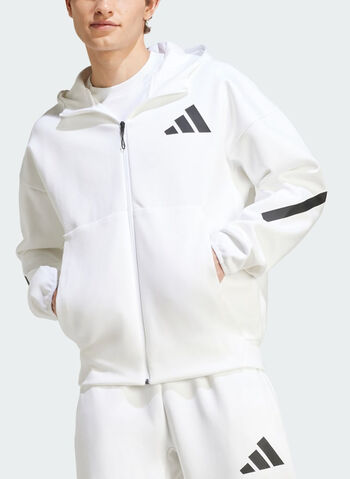 GIACCA ZNE FULL ZIP, WHT, small