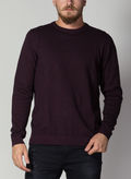 MAGLIONE GIROCOLLO BASIC ESSENTIAL, PORT ROYAL, thumb