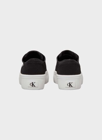 SCARPA IN TELA CON PLATEAU E LOGO, 0GM BLK, small