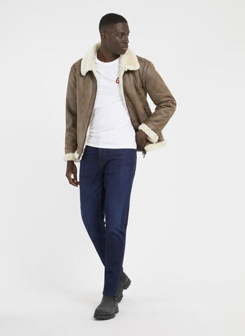 GIUBBOTTO AVIATOR SHEARLING, A11G MOKA, small