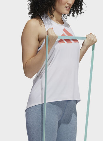 CANOTTA 3-STRIPES LOGO PRIMEGREEN, UNI WHTPINK, small