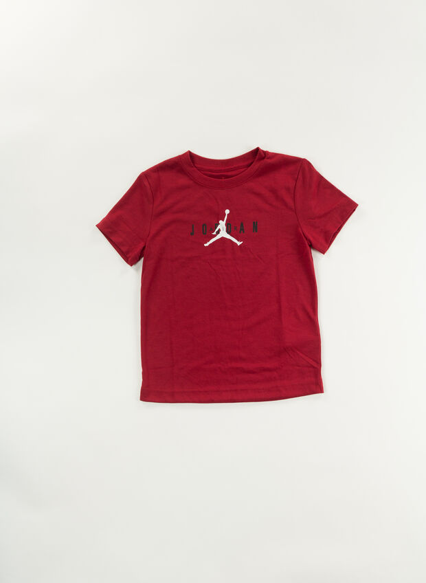 T-SHIRT LOGO JORDAN BAMBINO, R78 RED, large