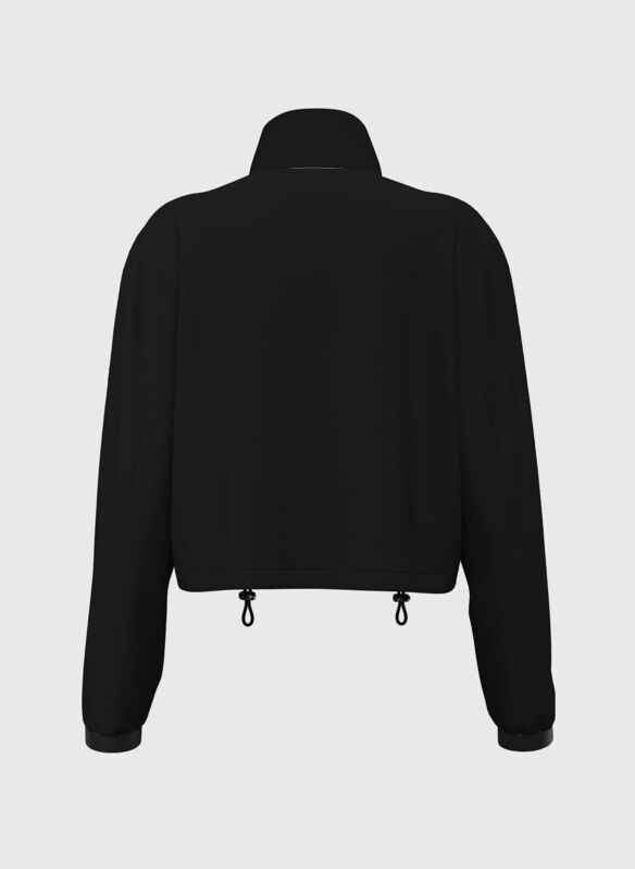 FELPA CON COLLO ALTO, JBLK BLK, medium