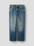 JEANS RYAN STRAIGHT RAGAZZO, VINTAGE MEDIUM BLUE DENIM, thumb