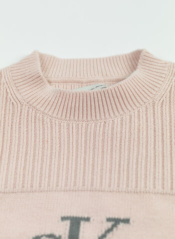 MAGLIONE GIROCOLLO MONOLOGO RAGAZZA, TER PINK, small