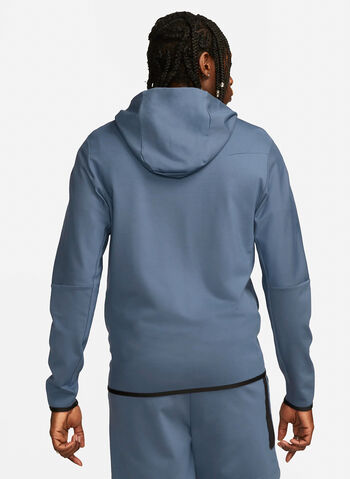 FELPA TECH FULL ZIP, 491 BLUE, small