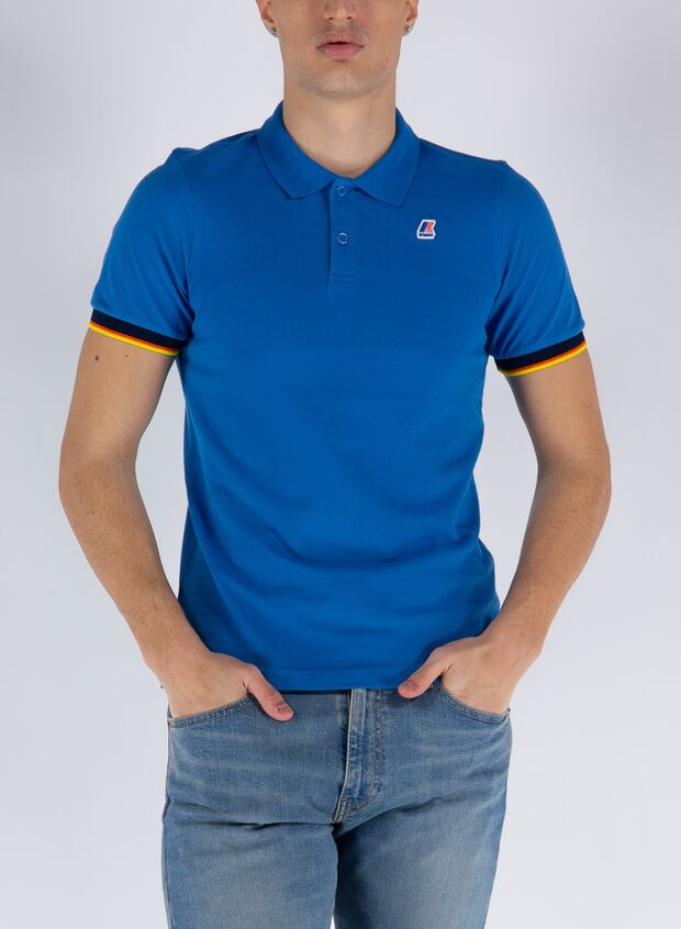 POLO VINCENT CONTRAST, 798TURCHESE, large