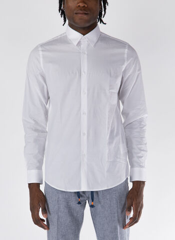 CAMICIA POPELINE, BIANCO, small