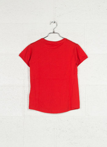 T-SHIRT MAXI STAMPA AMERICAN CLASSIC RAGAZZA, RS041 RED, small