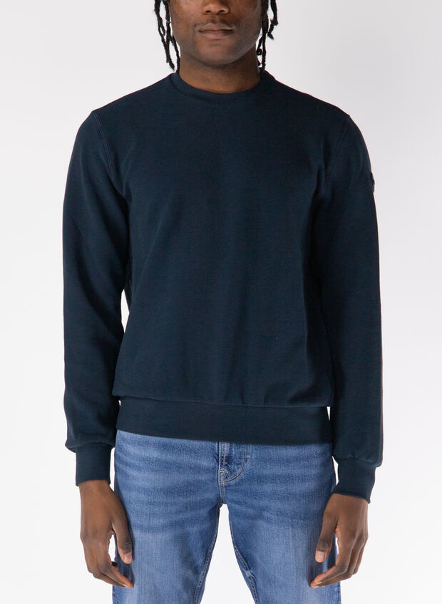 FELPA GIROCOLLO OTTOMAN, 68 NVY, large