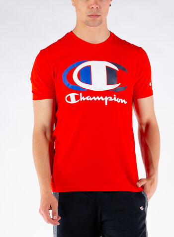 T-SHIRT GRAPHIC SHOP LOGO, RS033RED, small