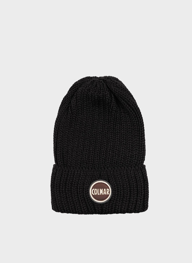 COLMAR CAPPELLO IN LANA CON RISVOLTO Nero Uomo | Sport85