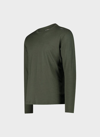 T-SHIRT UNLIMITECH CON PERFORMANCE MERINO, E943 OLIVE, small