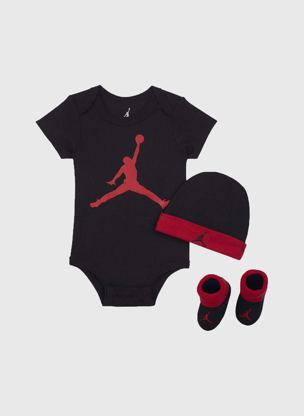 NIKE COMPLETINO BODY CUCULO CALZINO JORDAN BIMBO Nero, Rosso | Sport85