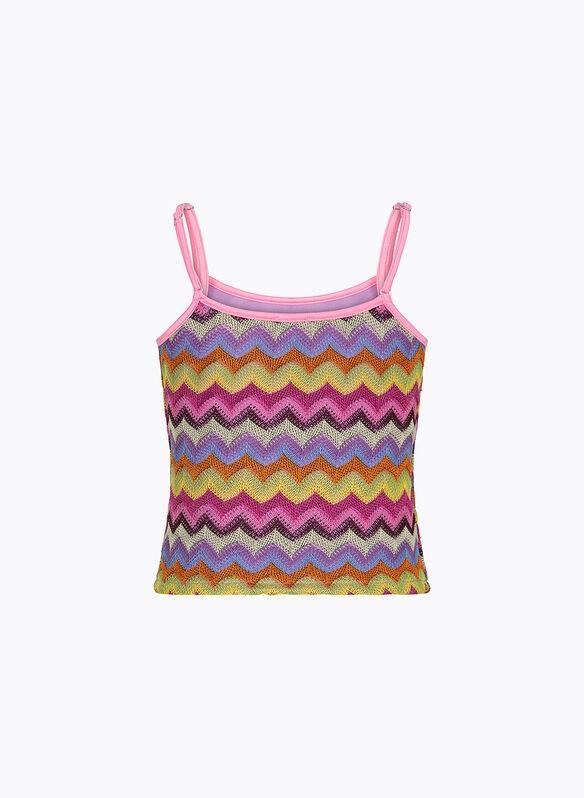 CANOTTA CROCHET, MC MULTICOLOR, medium