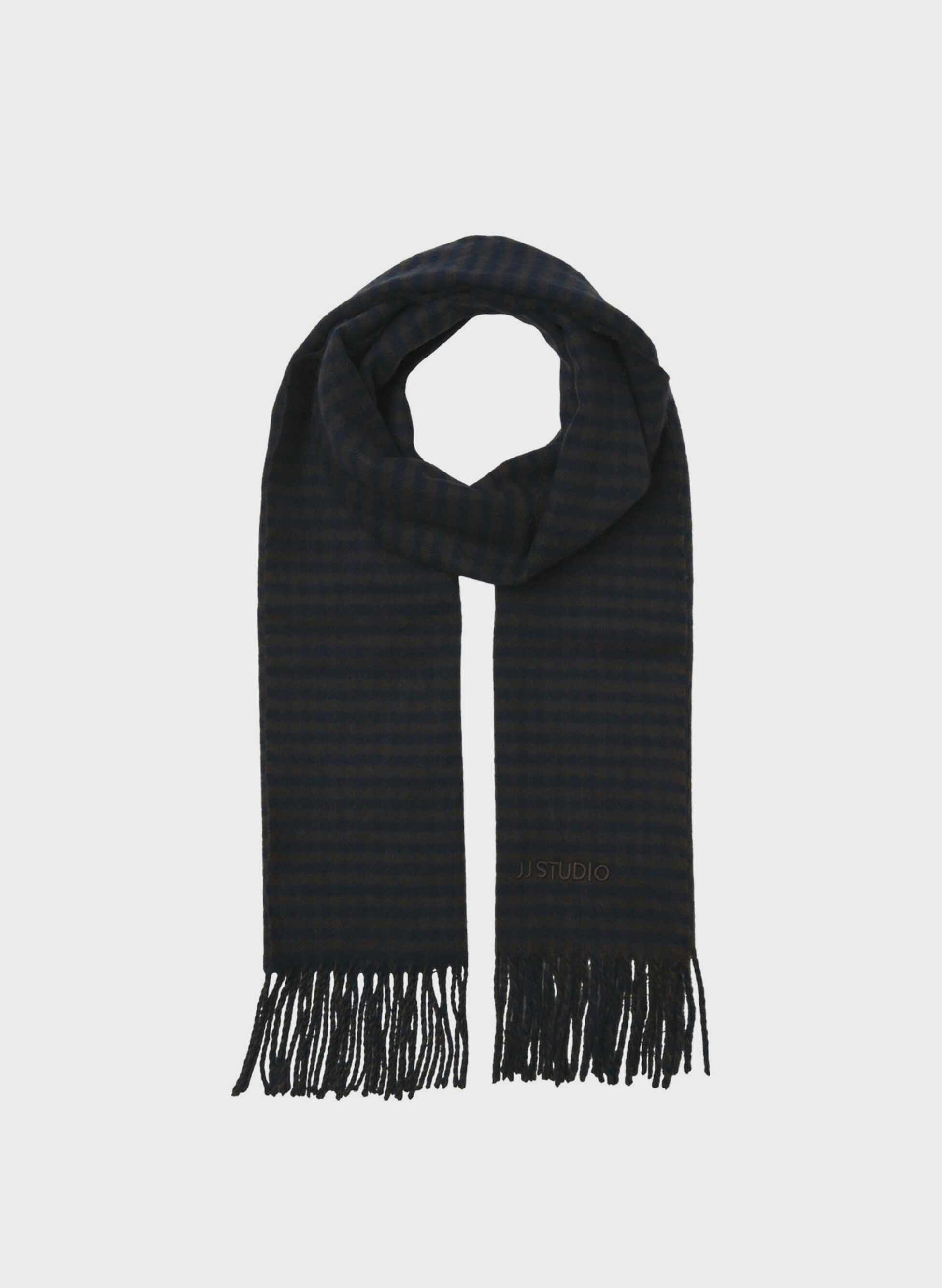 SCIARPA IN MAGLIA CON FRANGE