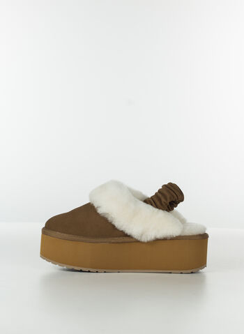 CIABATTA SABOT HARTZ FLATFORM, CHESTNUT, small