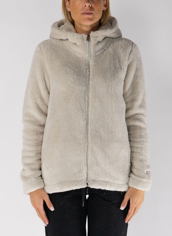 FELPA IN PILE SHERPA, Z40 PANNA, medium