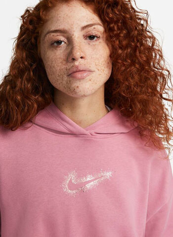 FELPA STARDUST CON CAPPUCCIO, 667 BERRY, small