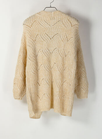 CARDIGAN HAVANA APERTO, PUMICE STONE, small