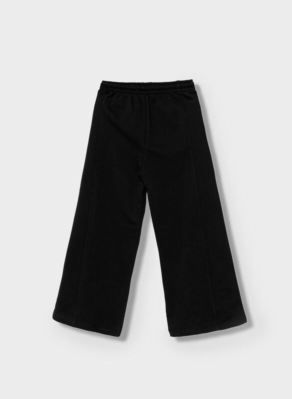 PANTALONE LOGO GLITTER RAGAZZA, BEH BLK, medium