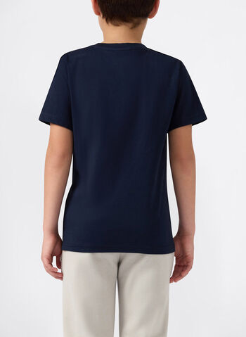T-SHIRT LOGO ICONS TONAL RAGAZZO, BS501 NVY, small
