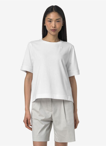 T-SHIRT SELUNE IN JERSEY, 001 WHT, small