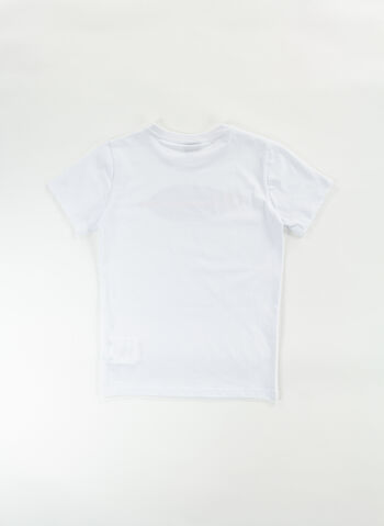 T-SHIRT GRAPHIC LOGO RAGAZZO, WW001 WHT, small