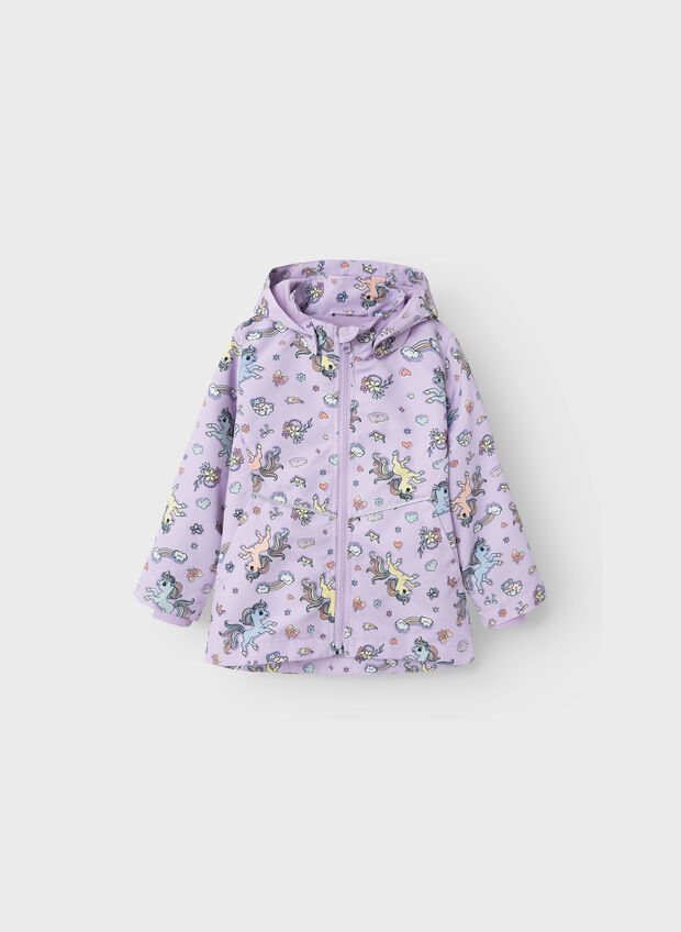 GIUBBOTTO MAXI UNICORN BAMBINA, ORCHID BLOOM ORCHIDEA, large