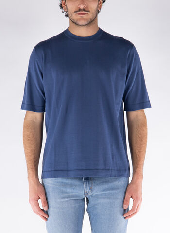 T-SHIRT GIROCOLLO COMBE, , small