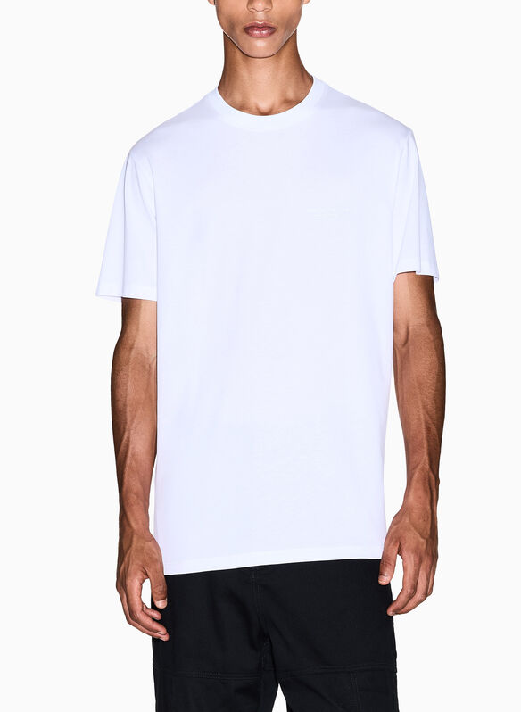 T-SHIRT LOGO SPECCHIATO, U0002 WHT, medium